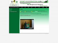 sport-koop-huebege.de Webseite Vorschau