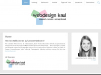 webdesign-kaul.de Webseite Vorschau
