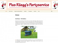 rueeggs-partyservice.ch Webseite Vorschau