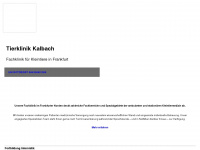 tierklinik-kalbach.de Webseite Vorschau
