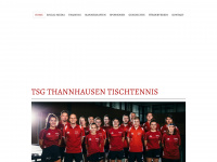 tsgthannhausen-tischtennis.de Webseite Vorschau