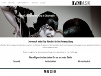 eventmusik.at Webseite Vorschau