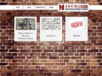 magus-theatre-productions.com Webseite Vorschau