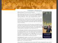comedians-in-deutschland.de Webseite Vorschau
