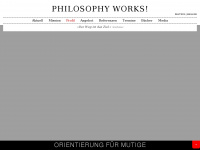 philosophyworks.de Webseite Vorschau