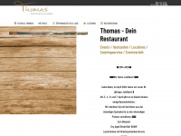 thomas-restaurant.de Webseite Vorschau