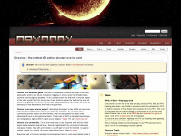 orxonox.net Webseite Vorschau