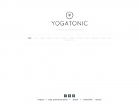 yogatonic.de Webseite Vorschau