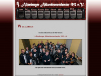 akkordeonorch.bplaced.net Webseite Vorschau
