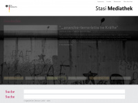 stasi-mediathek.de Webseite Vorschau
