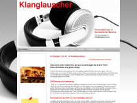 klanglauscher.de Webseite Vorschau