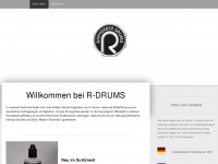 r-drums.com Webseite Vorschau