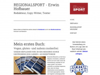 regionalsport.at Webseite Vorschau