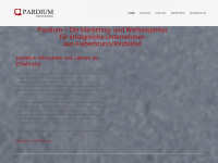pardium.at Webseite Vorschau