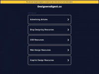 designersdigest.co Webseite Vorschau
