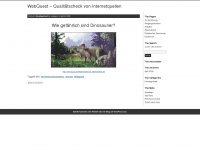 webquestinfocheck.wordpress.com Webseite Vorschau