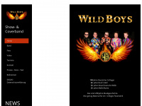 wild-boys-band.de Webseite Vorschau