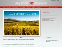 gloryharvest-international.org Webseite Vorschau