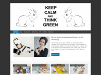 keep-calm-and-think-green.com Webseite Vorschau