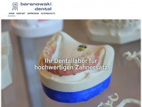 baranowski-dental.de Webseite Vorschau