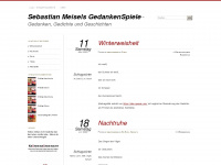 sebastianmeisel.wordpress.com Webseite Vorschau