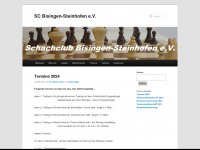 bisingen.schachvereine.de Webseite Vorschau