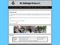 svdettingen.schachvereine.de Webseite Vorschau