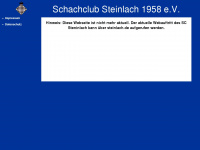 steinlach.schachvereine.de Webseite Vorschau