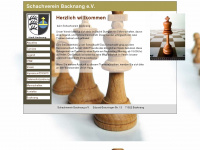 svbacknang.schachvereine.de Webseite Vorschau