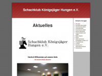 schach-koenigsjaeger-hungen.de Webseite Vorschau