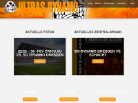 ultras-dynamo.de Webseite Vorschau