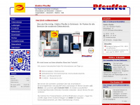 pfeuffer-elektro.de Webseite Vorschau