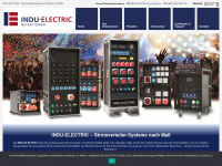 indu-electric.de Webseite Vorschau