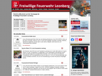 feuerwehr-leonberg.de Webseite Vorschau