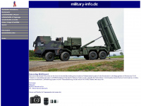 military-info.de Webseite Vorschau