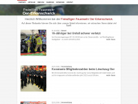 feuerwehr-oer-erkenschwick.de Webseite Vorschau