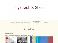 ingetraut-d-stein.de Webseite Vorschau