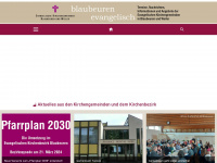 blaubeuren-evangelisch.de Webseite Vorschau