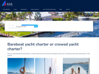 a2a-yachting.net Webseite Vorschau