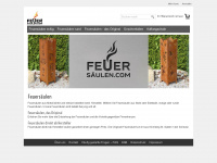 feuersaeulen.com Webseite Vorschau