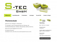 s-tec-werbetechnik.de Webseite Vorschau