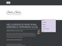 logopaedie-blabla.de Webseite Vorschau