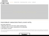 hotelcheval.com Webseite Vorschau