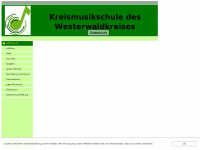 kreismusikschule-ww.de Webseite Vorschau