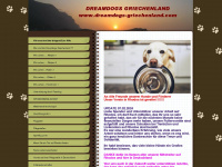 dreamdogs-griechenland.com Webseite Vorschau