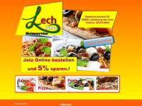 lech-pizzaservice.de Webseite Vorschau
