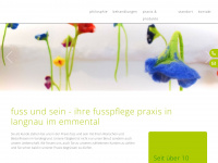 fussundsein.ch Webseite Vorschau