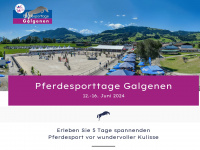 pferdesporttage-galgenen.ch Webseite Vorschau