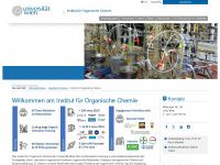 orgchem.univie.ac.at Webseite Vorschau