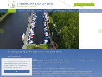 stadtmarina-brandenburg.de Webseite Vorschau